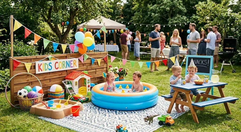 4th of July backyard party for 50 guests