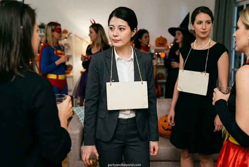 formal apology funny Halloween costume idea for women