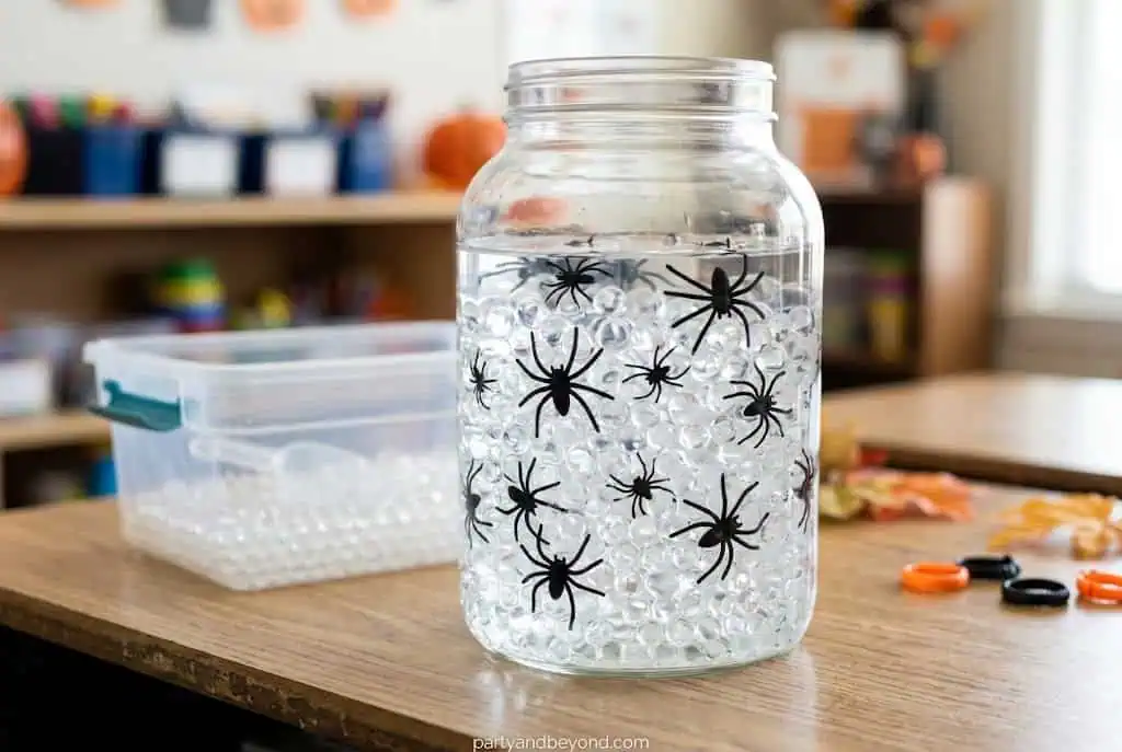 : wax resist spider web Halloween art experiment
