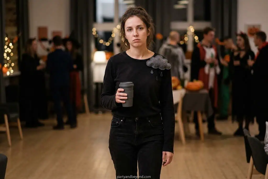 Monday funny Halloween costume all black outfit idea