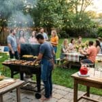 15 Best BBQ Party Ideas for Summer Cookouts in 2026 Outdoor BBQ party with friends in a lush backyard setting. Food, drinks, and good company for a memo.