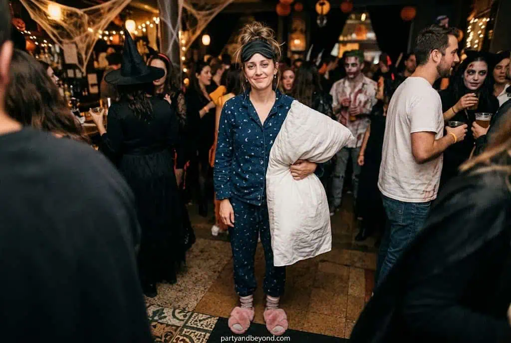 realistic sleeping beauty funny pajama Halloween costume