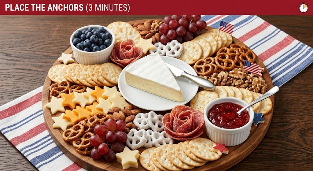 4th of July charcuterie board