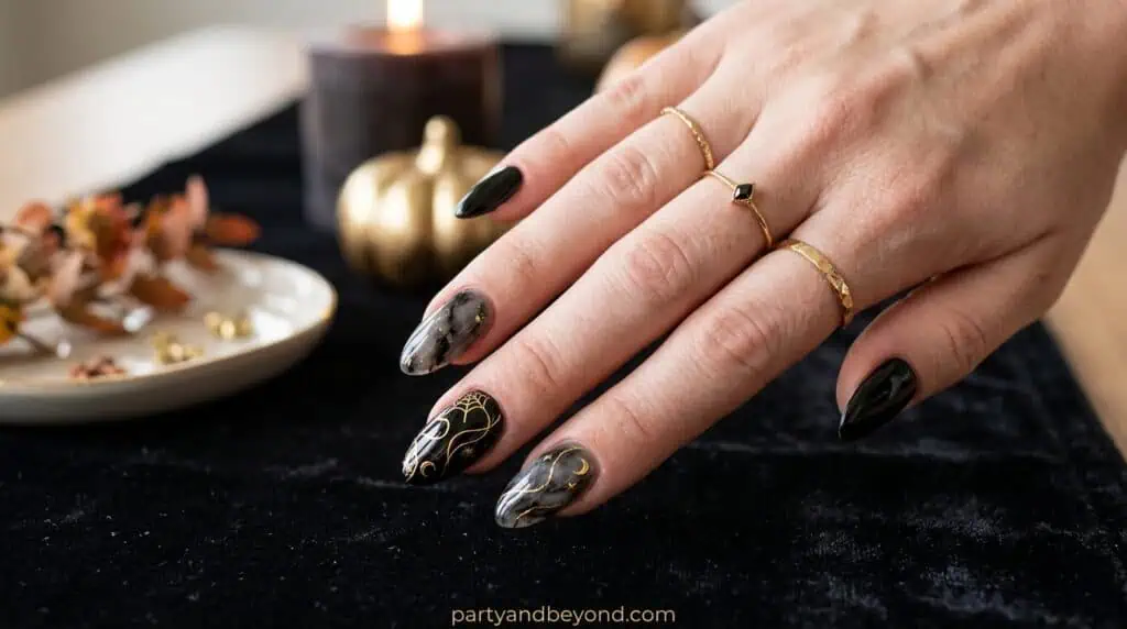 Moody plum shade for subtle seasonal vibe۔