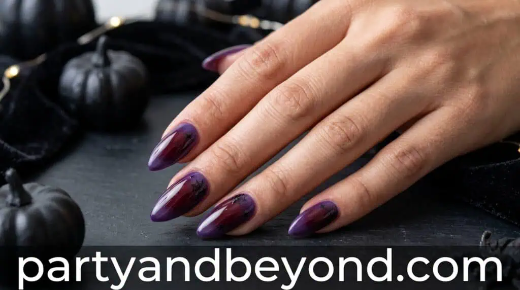 Soft glowing effect in red or purple shades۔