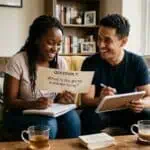 How Well Do You Know Me? The Best Newlywed Game Questions for Couples (200+ Questions) Friends enjoying karaoke night at Party & Beyond! event.