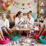 21 Spa Party Ideas for Girls (DIY Stations, Robes & Cucumber Everything) Spa Party Ideas for Girls
