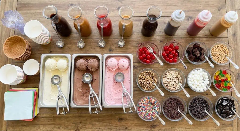 Ice Cream Sundae Bar Ideas