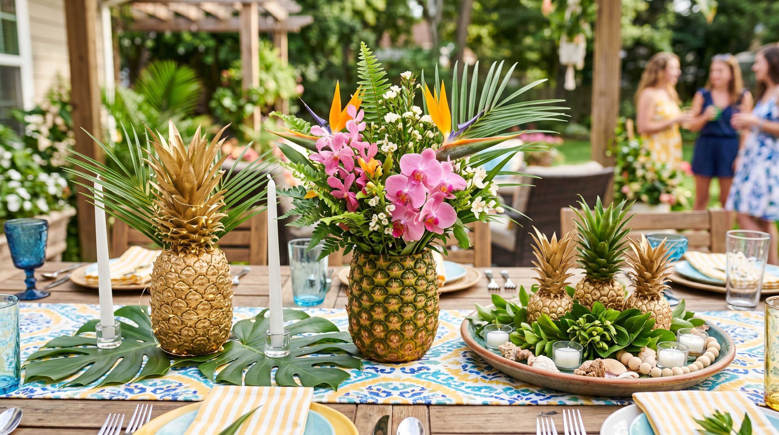 tropical luau party ideas