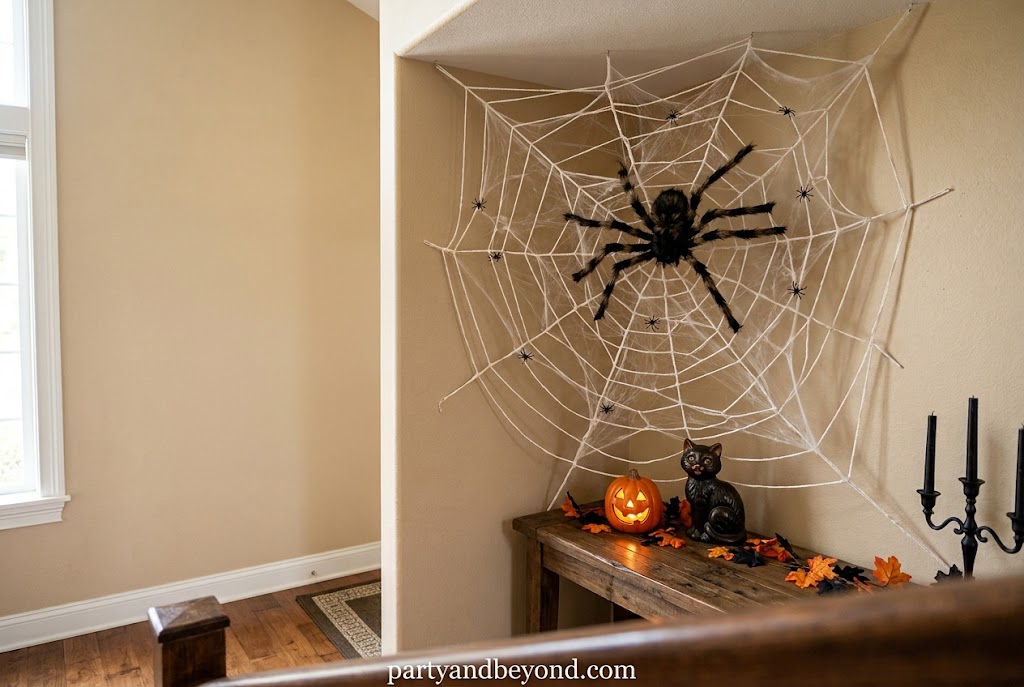 Giant Corner Spider Web