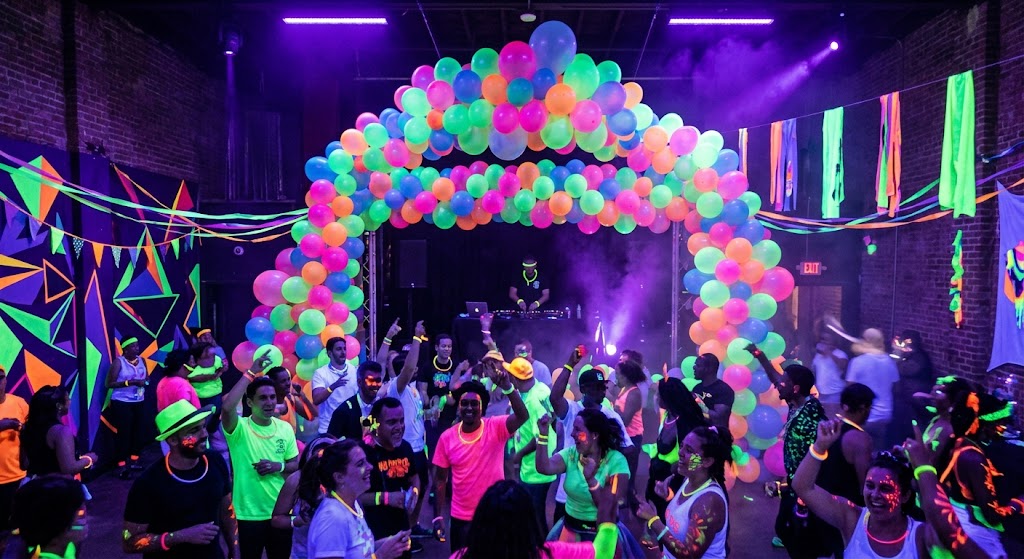 neon glow party ideas