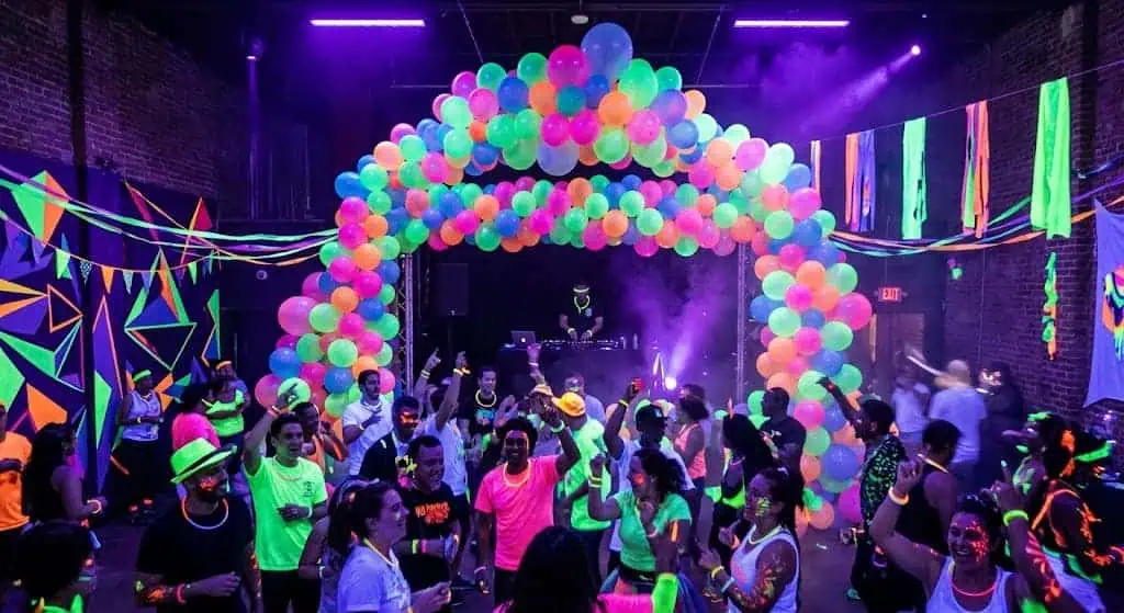 neon glow party ideas
