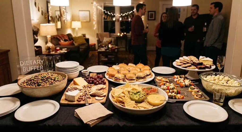 how much food for a party