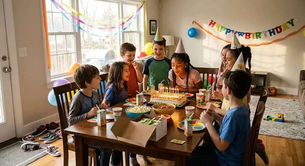 What's the best time for ages 6–9 – kids birthday party start time